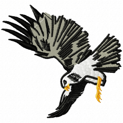 Eagle And Falcon Embroidery Design 12